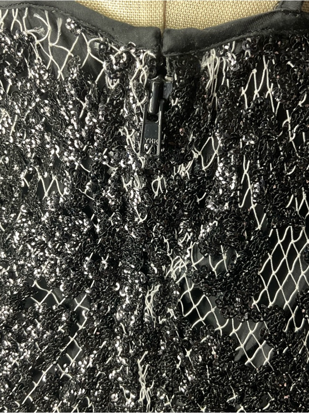Rachel Comey Black and Silver Sequin Maxi Dress S - Picture 7 of 11